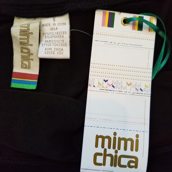 NWT Black Long Sleeve Off-Shoulder Ruffle Blouse - Picture 2 of 4